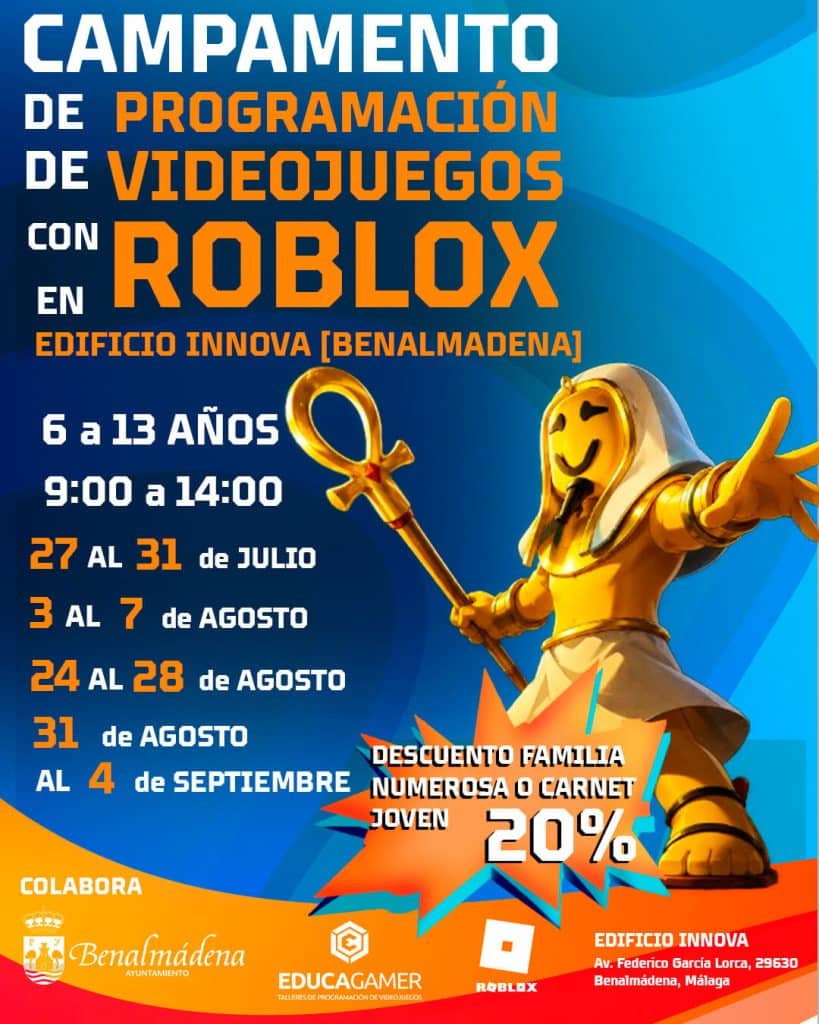 Campamento de verano de videojuegos en benalmadena