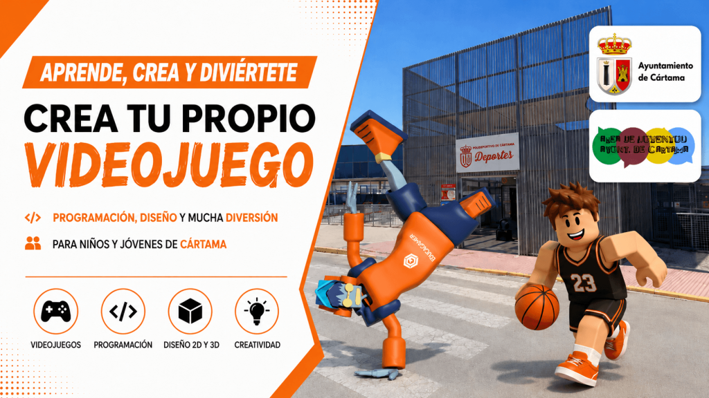 cartama extraescolar de creacion de videojuego