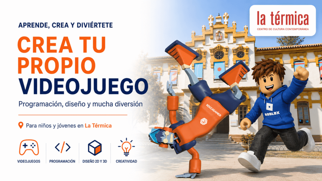 cursos de programación y creación de videojuegos en málaga para niños y jovenes