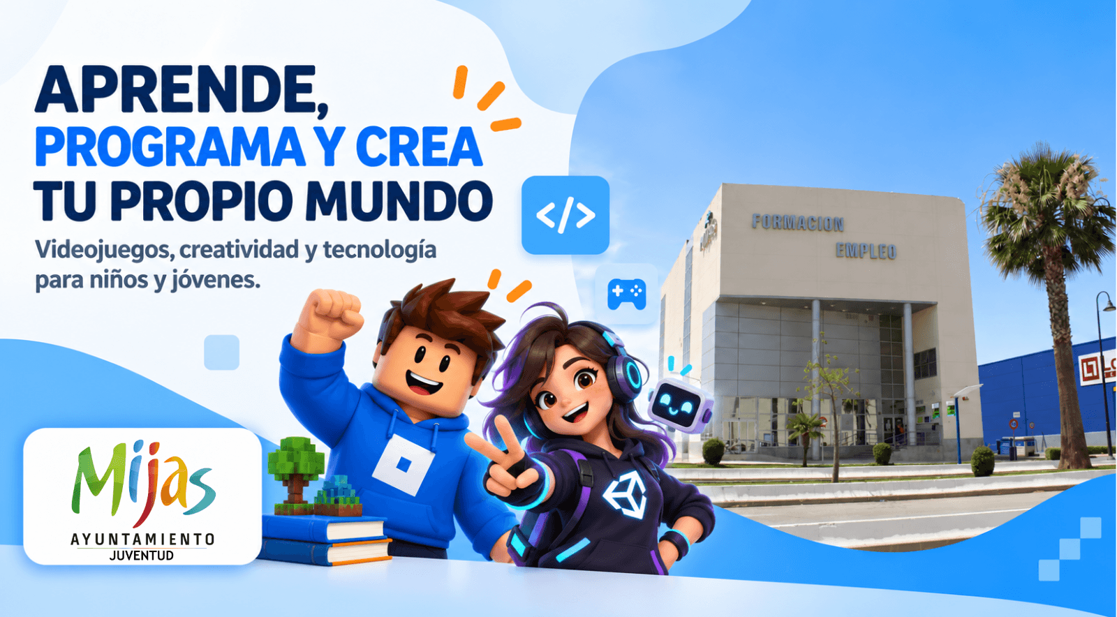 Curso de programacion y creacion de videojuegos Mijas